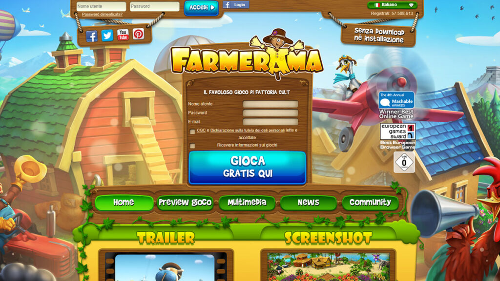 Farmerama: L'Esperienza Virtuale di Vita in Fattoria